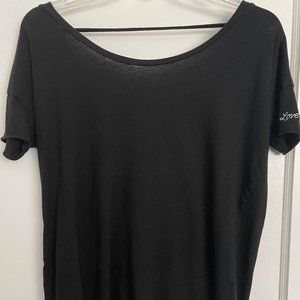 Victoria's Secret PINK Black Cotton Shirt - S